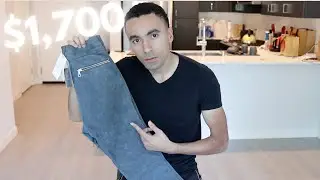 John Elliott Leather Suede Sweatpants Unboxing + Try On
