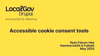 Accessible cookie consent tools