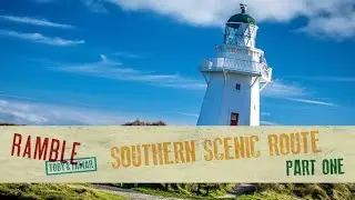 The end of the earth, Slope Point New Zealand. Southern Scenic Route part one.