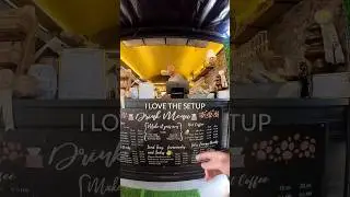 Filming a horse trailer coffee shop ☕️ #kindness #blessings #smallbusiness #coffee #horsetrailer