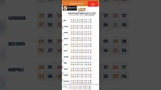 Lotto Numeri Frequenti  #lotto #metodilotto #10elotto #previsioni #10elotto