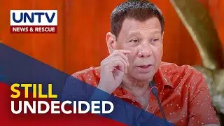 President Duterte still undecided on 2022 VP run before Pulse Asia survey