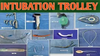HOW TO PREPARE INTUBATION TROLLEY ? NAME & USES ! 🩺