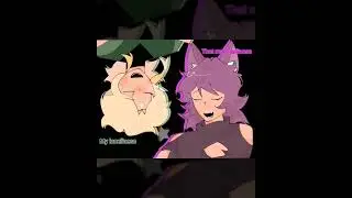 I must confess..​{ft aoi​💚​&mei 💜 =oc}idea by @d4rkv1bez //#Sillykai08#animation#oc#yuri