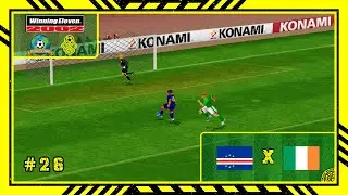 Winning Eleven 2002: Rest of the World (PS1) Amistosos #26 Cabo Verde x Irlanda