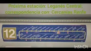 Metro de Madrid: Megafonía completa L12 Metrosur