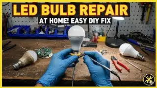 Ghar Par LED Bulb Kaise Theek Karein |​LED Bulb Repair at Home! EASY DIY Fix #ledbulbrepair 