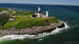 Montauk Lighthouse /New York state / Cinematic drone video.