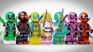 LEGO Deadpool | Gwenpool | Tron Deadpool | Pink Deadpool | Greenpool | Unofficial Minifigures