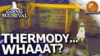 🔊Doors controlling temperature in basement with shelves in Going Medieval | Underground village #9