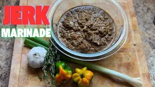 How to make Authentic Jamaican JERK seasoning rub |JERK MARINADE