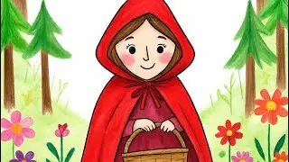 LITTLE RED RIDING HOOD || Read aloud listen story || books || preschool || short bedtime story||kids