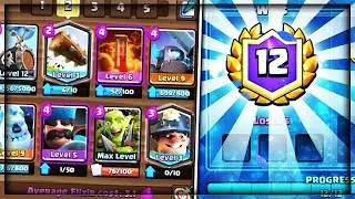 ULTIMATE NEW MINER CHIP CYCLE DECK IN CLASH ROYALE - BEST DECK FOR 12 WINS IN GRAND CHALLENGES!!