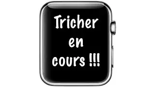 Tricher en cours avec une Apple Watch et Bear app