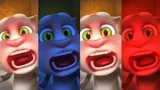 My Talking Tom Colors Pocoyo -- Funny Moments Video 🤣🤣| Talking Tom Cat Colors Effect Funny Video 🙀