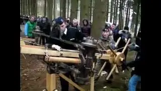 R&ouml;mer-Schlacht am Harzhorn nachgestellt - Gesch&uuml;tzdemonstration mit Nachbauten