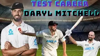#newzealandtest #crickethistoryto  Daryl Mitchell Test career/Batting/Bowling/Fielding/2021/033