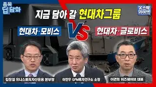 지금 담아 갈 현대차그룹! 현대차·모비스 vs 현대차·글로비스 | 김장열 유니스토리자산운용 | 이권희 위즈웨이브 | 이진우 GFM투자연구소