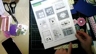 Card making using Doodlebug Design Hello Collection