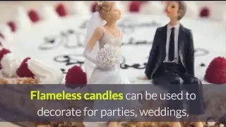 Scented Flameless Candles With Timer