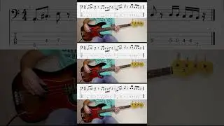 Кино - Бошетунмай (Bass shorts 10 & Tabs) #basstabs #basscover #bassplayer #bassguitar #shorts