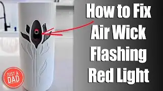 Как сбросить красный индикатор освежителя воздуха Air Wick.
