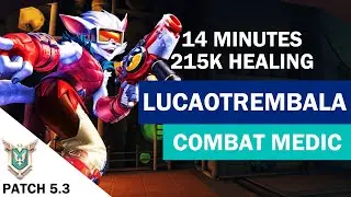 Nice Healer 14Minutes 215K Healing lucaoTREMBALA Pip Competitive (Master) COMBAT MEDIC