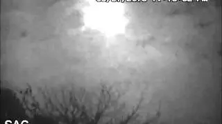Meteoro con onda expansiva (
