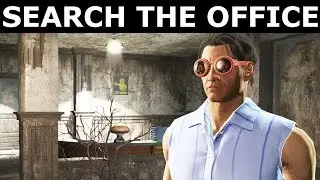 Fallout 4 Nuka World - Search The Office & Find The Hidden Button - 