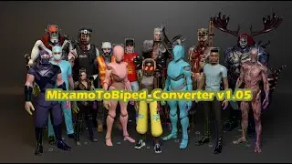 Mixamo To Biped Converter V1.05