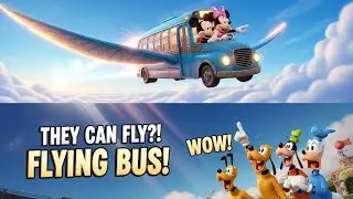 Mickey & Minnie&rsquo;s Magical Flying Bus &ndash; 60 Minute Full Adventure Story for Kids