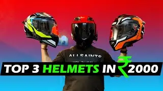 Top 3 Amazing  Helmets Under 2000😍 Studds Drifter Fiker, Vega Bolt, TVS Titan & Steelbird SBA 20 7❤️
