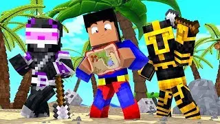BUSCAMOS EL TESORO PERDIDO EN MINECRAFT TROLL 😱💸