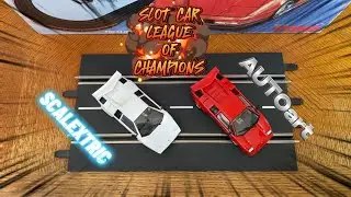 Slot cars SCALEXTRIC VS AUTOart Lamborghini Countach COMPARISON &ldquo;Channel Updates 20&rdquo;🔥