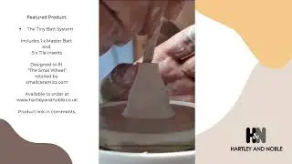 Throw tiny pottery on this Tiny Batt System made by Hartley & Noble.