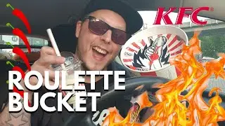 Ik Stond in VUUR en VLAM! 🔥 De nieuwe Bucket ROULETTE Challenge van KFC 🔥
