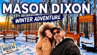 Almost Heaven Swing at the Mason Dixon Line | West Virginia Road Trip