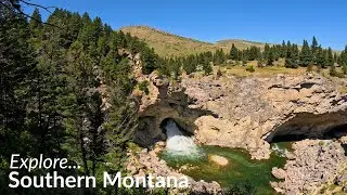 Exploring Southern Montana, Reed Point, Natural Bridge Falls, Greycliff Mill and More