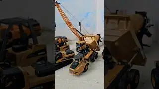 Koleksi miniatur alat berat die cast excavator truck  #alatberat #miniature #diecast #shorts