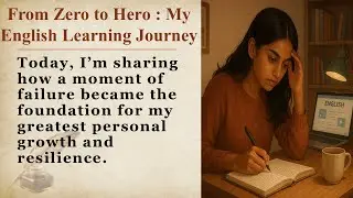 From Zero to Hero: My English Learning Journey |  Learn English Through Story Level 1