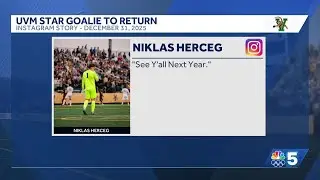 UVM men's soccer MLS draft pick Niklas Herceg to return to Catamounts next season