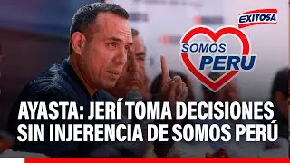 🔴🔵 José Jerí toma decisiones SIN INJERENCIA de Somos Perú, asegura candidata a diputada Marie Ayasta