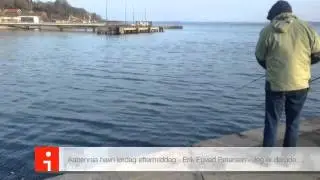 Aabenraa Havn med sandorm l&oslash;rdag eftermiddag