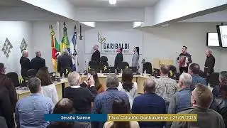 Sess&atilde;o Solene - T&iacute;tulo de Cidad&atilde;o Garibaldense - Frei Aldo Colombo | 29/09/2025