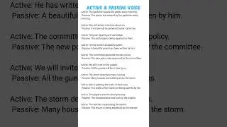 Active and Passive Voice For SSC CGL, BANKING,  UPSC, RAILWAY Exams!