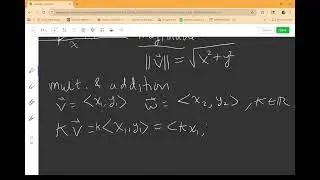 MTH 2 Vector Component Form