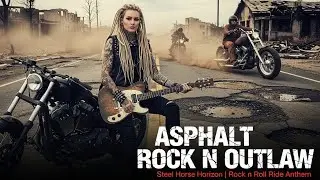 Best Music Asphalt Rock N Outlaw 🎸 Steel Horse Horizon 🔥 Rock n Roll Ride Anthem
