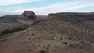 Courthouse Rock and Slickensides Arch