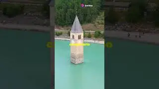 La ciudad fantasma que emerge del lago #MisteriosDelMundo#PueblosOlvidados#HistoriaOculta
