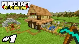 Minecraft PE Survival Series Ep 1 in 1.21 🔥 | part #1